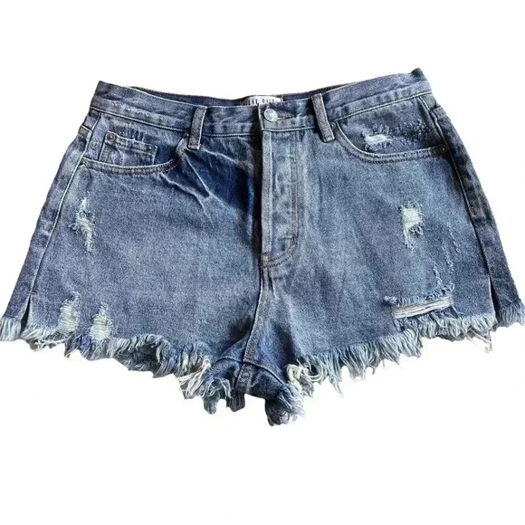 WOMEN’S BLANK PAIGE DENIM COLLECTION•SIZE LARGE•DISTRESSED MEDIUM WASHED• - Picture 5 of 9